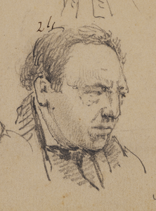 32171 Portret van David van der Kellen sr., geboren Amsterdam 23 september 1804, stempelsnijder bij de Rijksmunt te ...